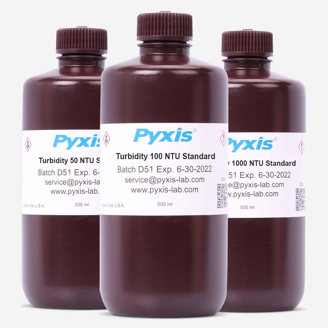 Turbidity Calibration Solution Kit – 4 Bottles (0.02, 200, 500, 1000 NTU) For TB200 Benchtop Meter