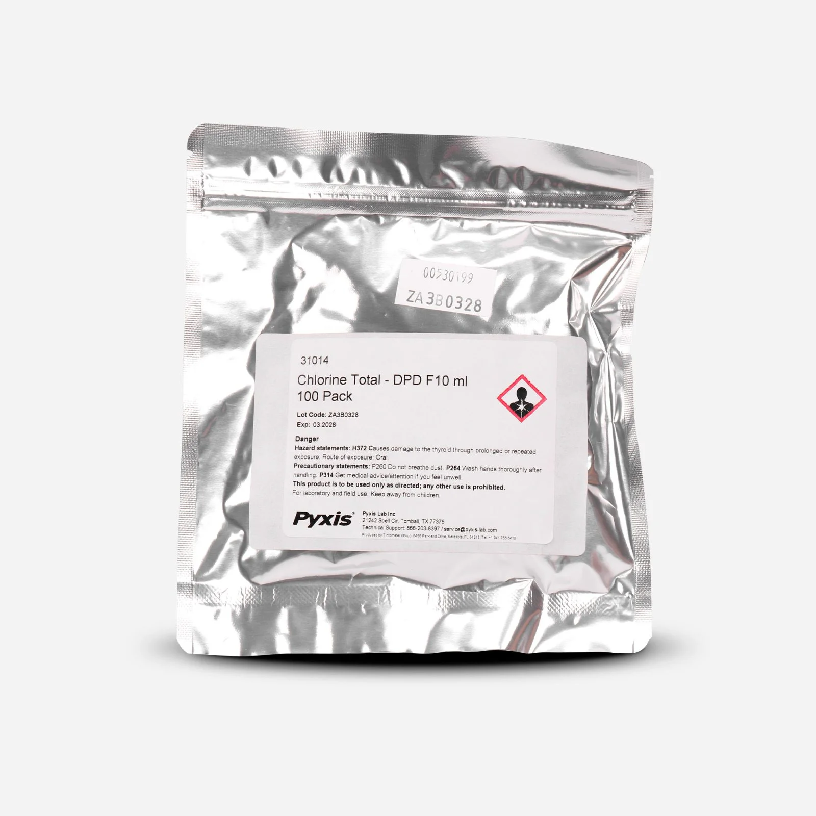 Total Chlorine (Cl-T) 100 Pack Powder Pillow Reagents